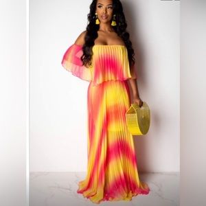 Beautiful Bright Maxi Dress